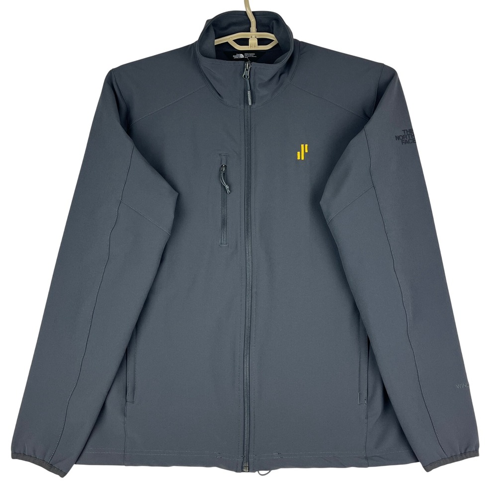 The North Face Softshell Jacket Mens Medium‎ (M) WindWall Grey Full Zip NF0A3LGV